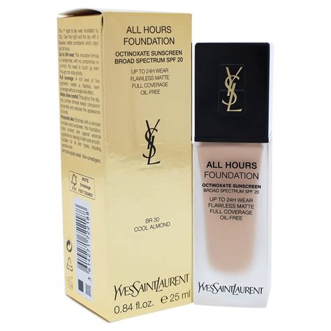 yves saint laurent br30|YSL BR30 Cool Almond All Hours Full Coverage Matte.